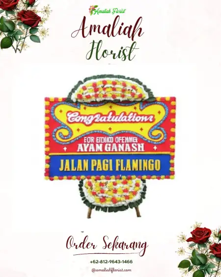 Sewa Papan Bunga Sasana Kriya Tmii Jakarta Timur